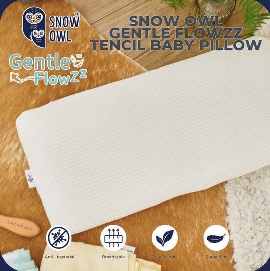 Snow Owl Gentle Flowzz Breathable Baby Pillow