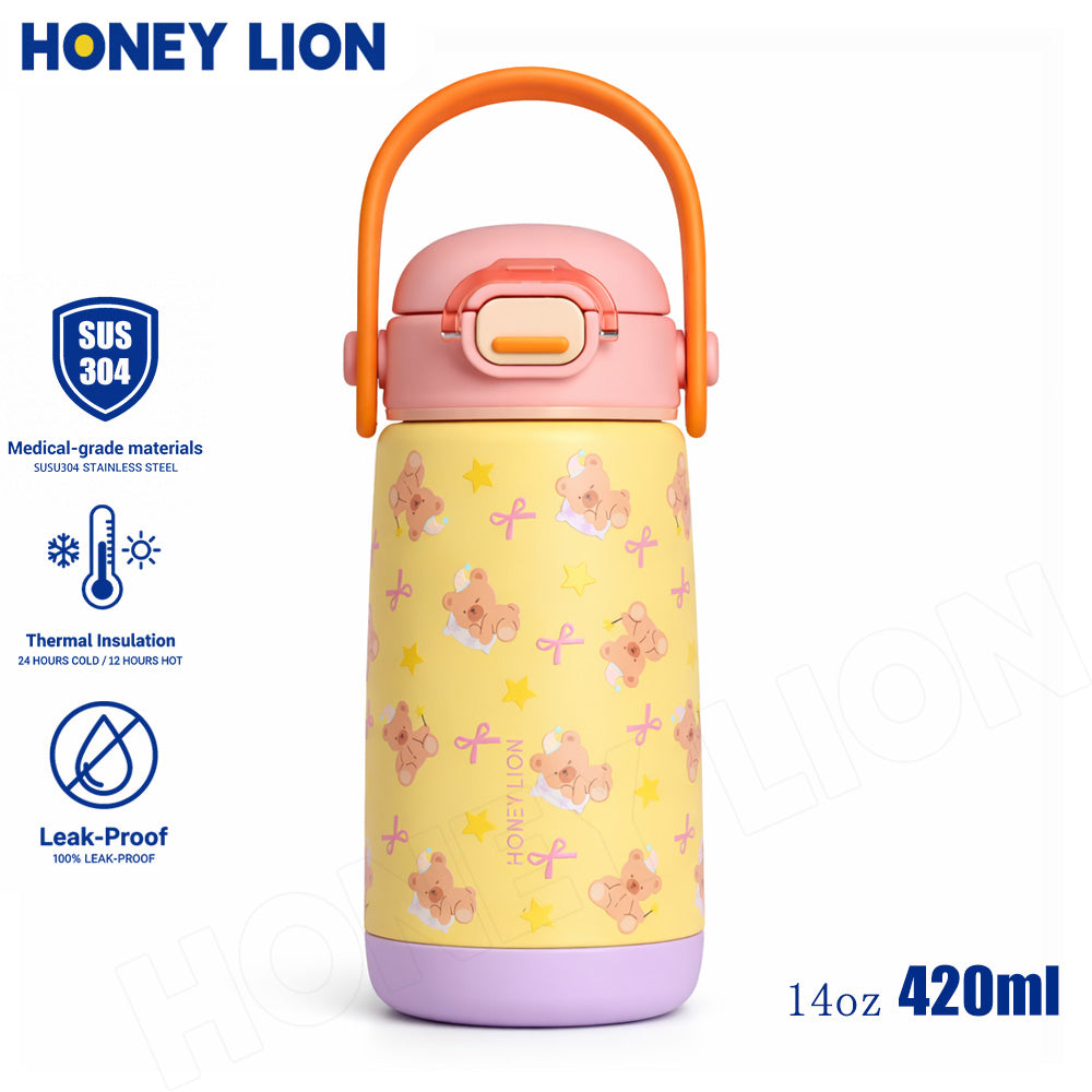 Honey Lion Vacuum Bottle & Vacuum Cup