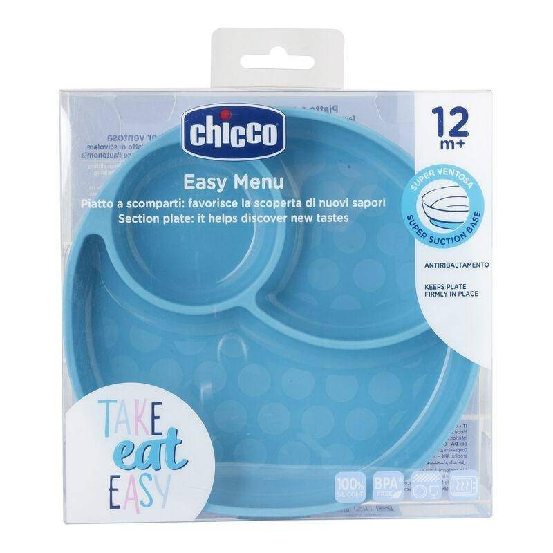 Chicco Silicone Divided Plate 12M+