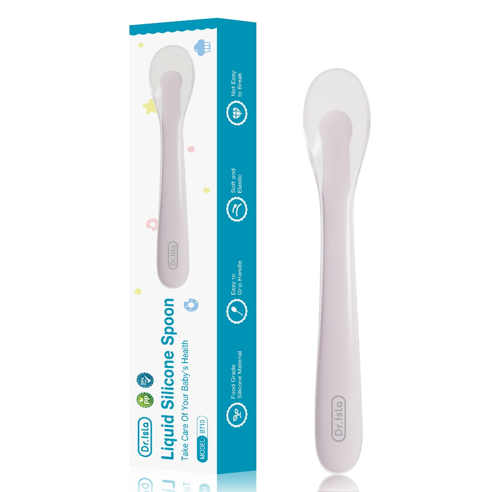 Dr.Isla BT10 Liquid Silicone Spoon Blue & Purple