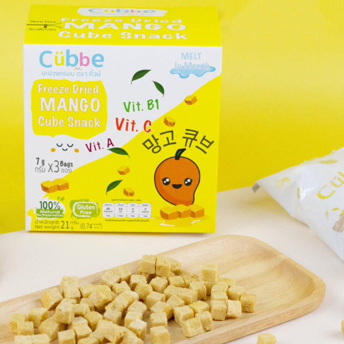 Cubbe Freeze Dried Fruit Cube Snack 7g*3Bags