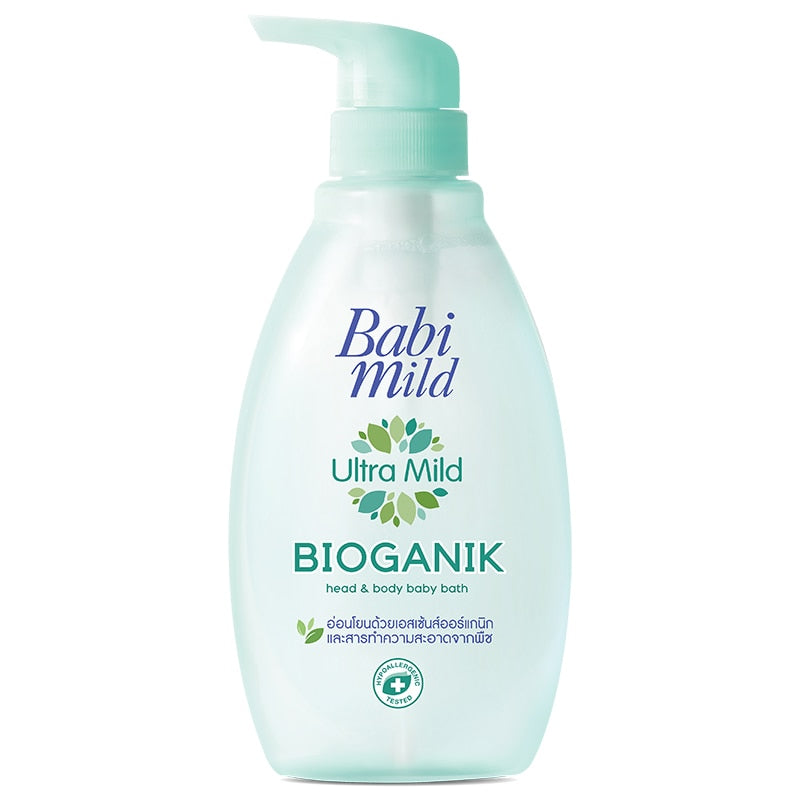 Babi Mild Head & Body Baby Bath 380ml