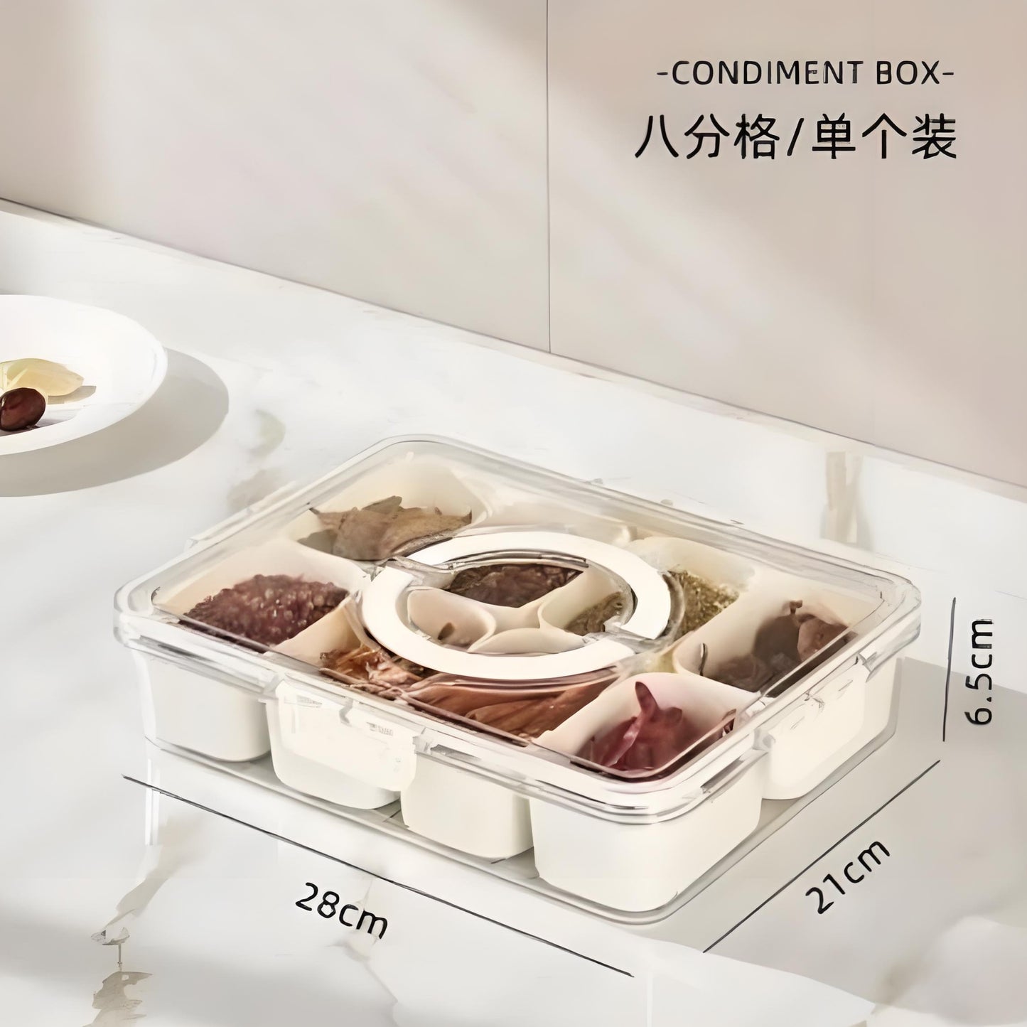 Food Storage Container 4/8 Compartment