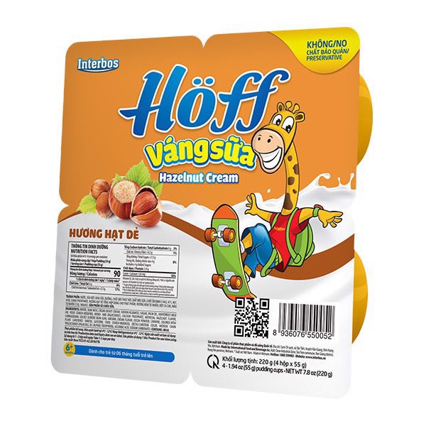 Hoff Kid Yogurt Walnut 55g*4