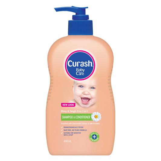 Curash Baby Shampoo & Conditioner 400ml