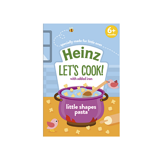 Heinz Let's Cook! Little Shapes Pasta 6M+ 340g