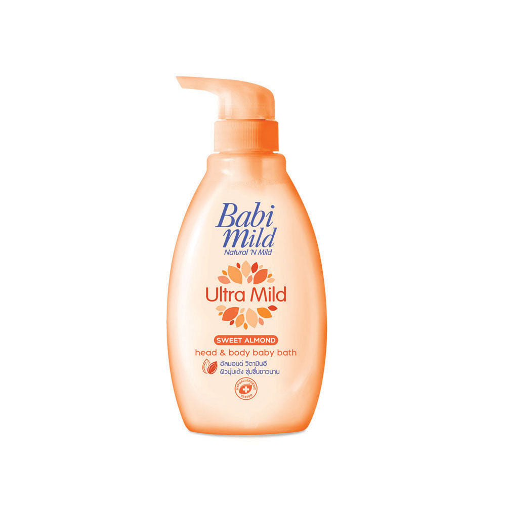 Babi Mild Head & Body Baby Bath 380ml