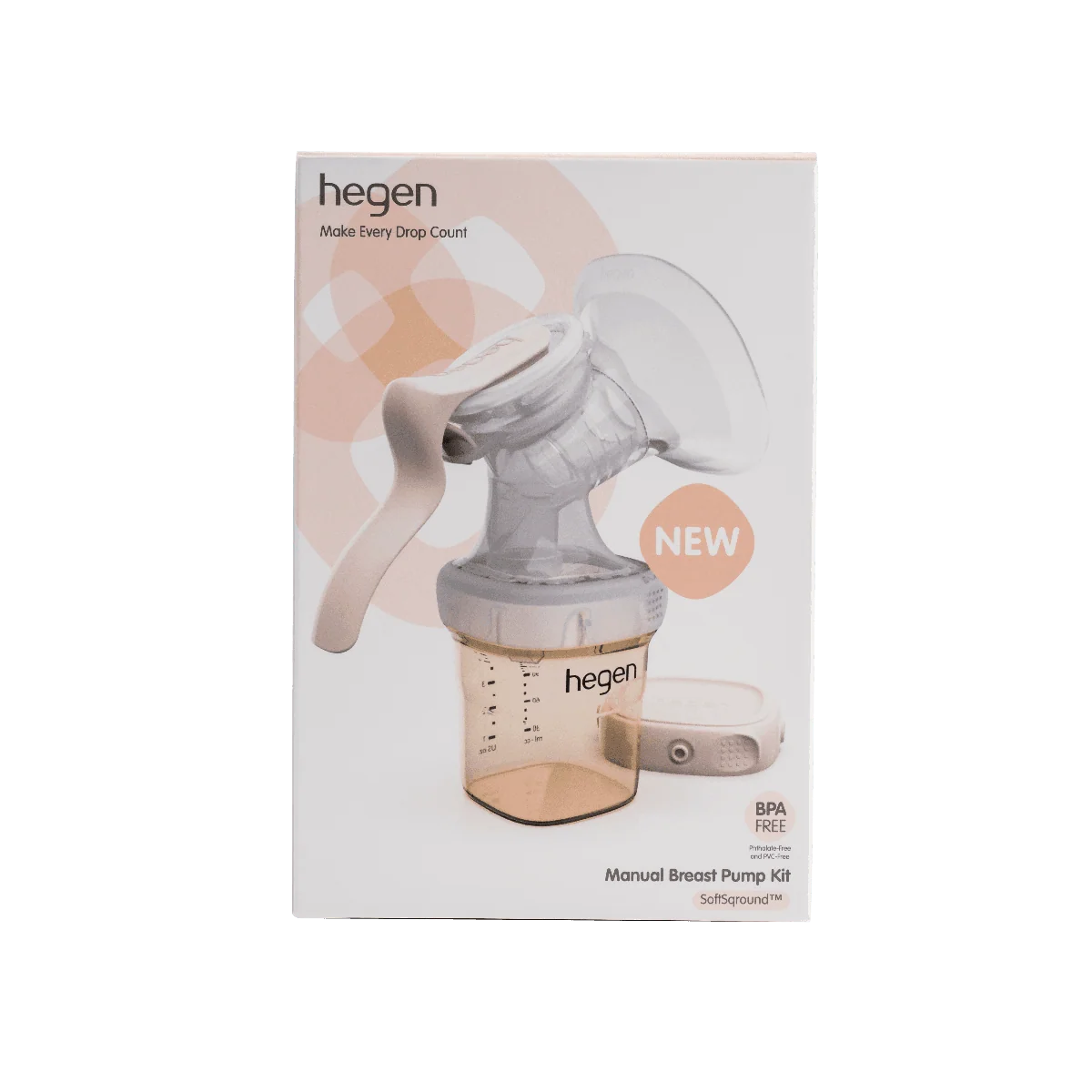 Hegen PCTO Manual Breast Pump Kit (SoftSqround)
