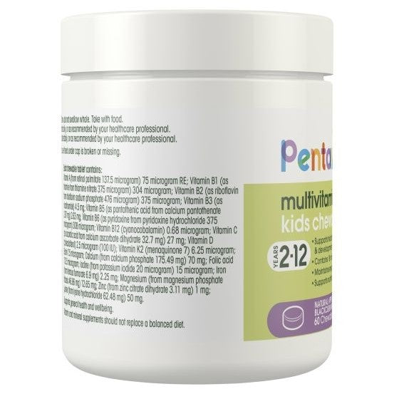 Pentavite Multivitamin+iron Kids Chewables 60 tablets