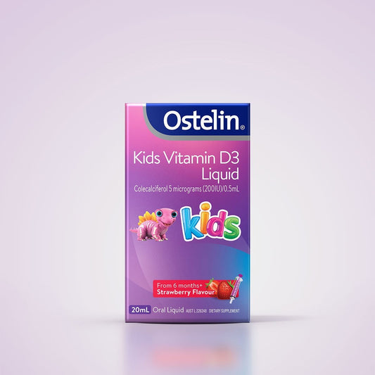 Ostelin Kids Vitamin D3 Liquid Strawberry 20ml 6M+