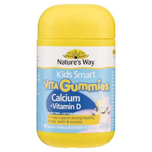 Nature's Way Kids Smart Vita Gummies Calcium+Vitamin D 60 Pastilles