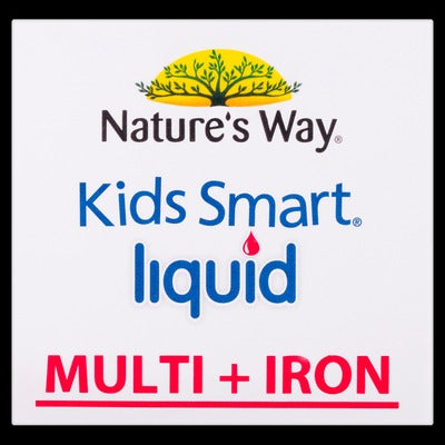 Nature's Way Kids Smart Liquid Multi+Iron 200ml 1+Yrs