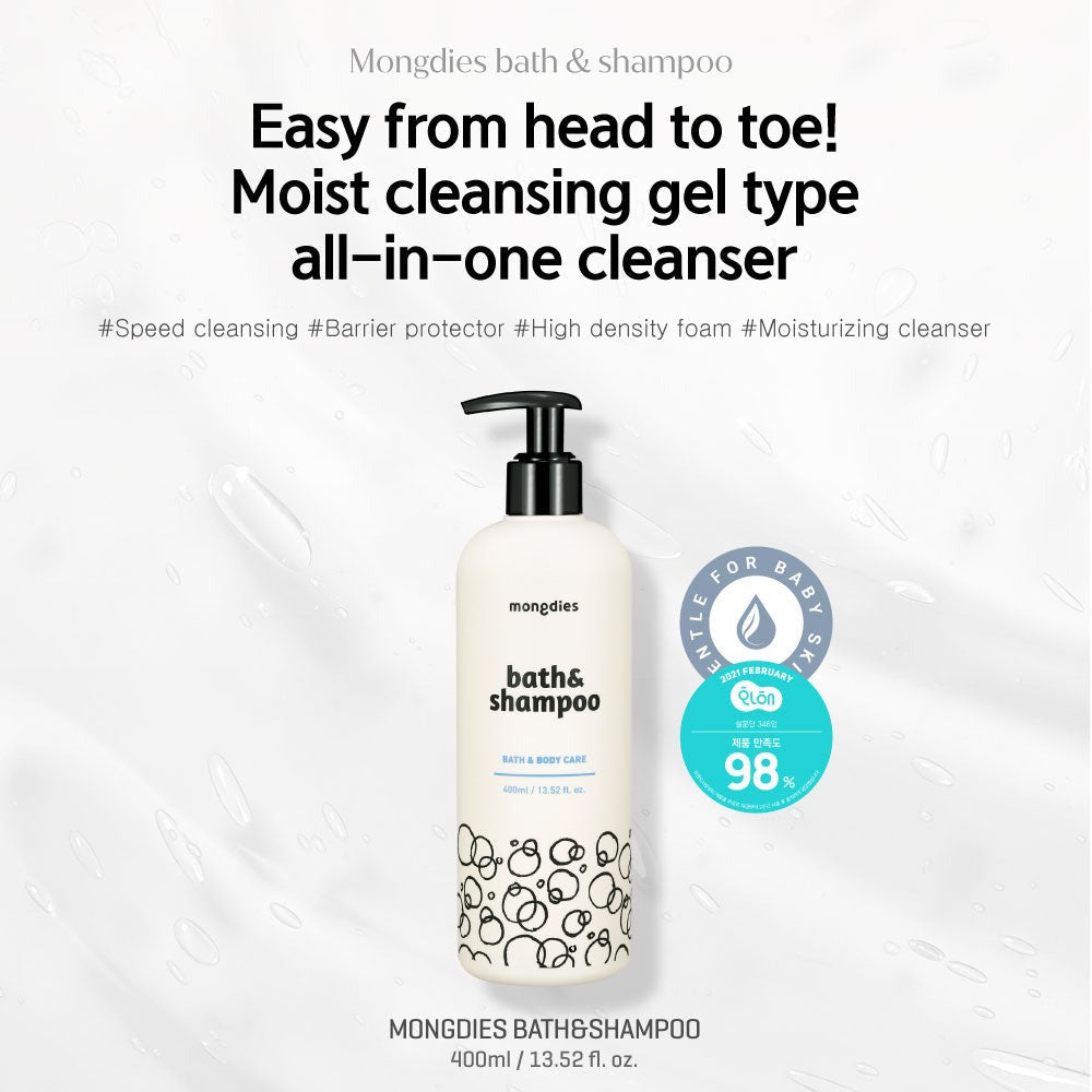 Mongdies Bath & Shampoo 400ml