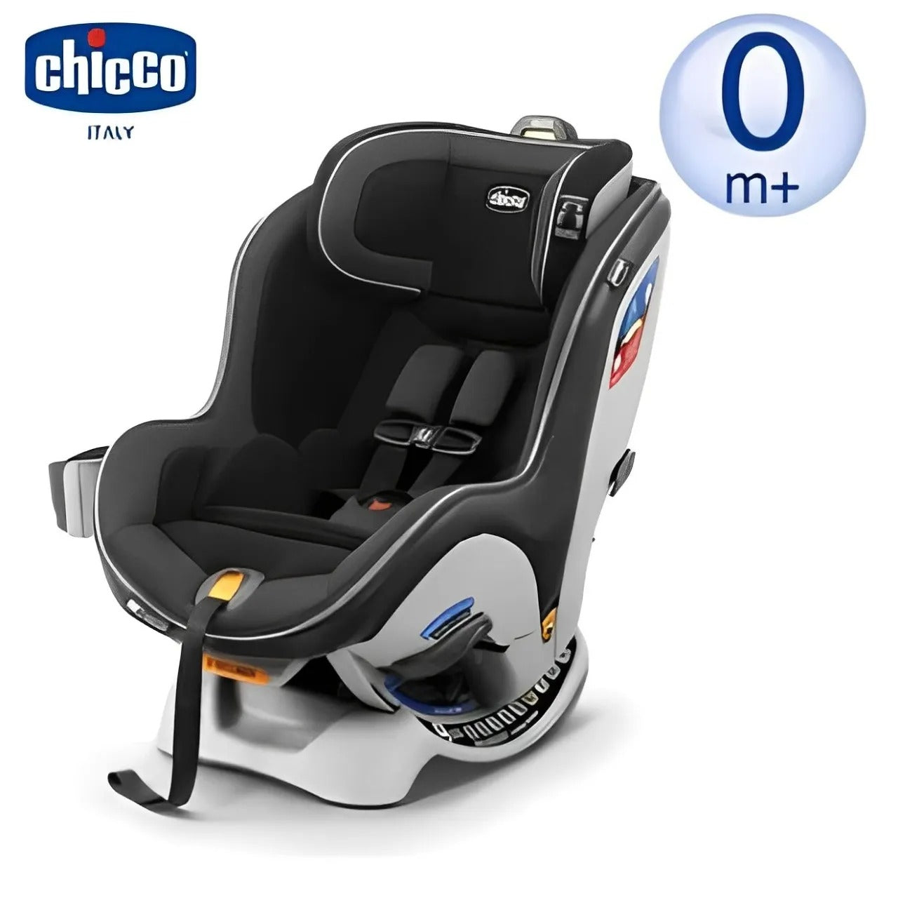 Chicco NextFit Zip Convertible Baby Car Seat (Carbon Color) (2.2-29.5Kg) 0M+