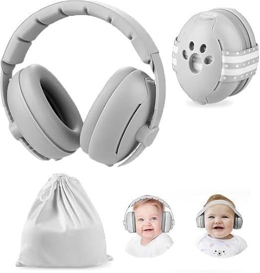 2in1 Baby Earmuffs Baby Hearing Care 1-48Months