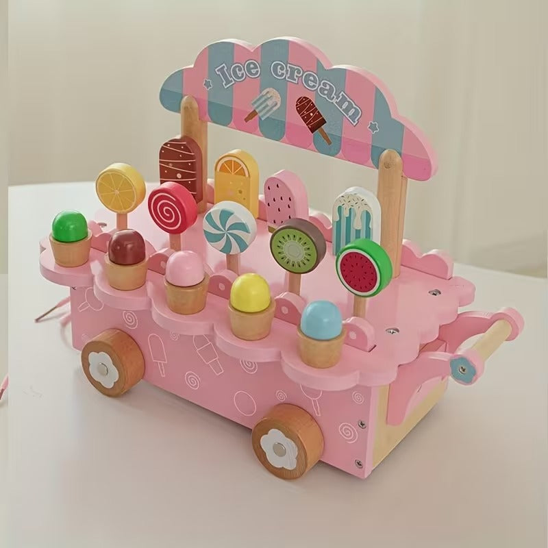 Kabeiqi Denmark Ice Cream Truck Combination Toy 36M+