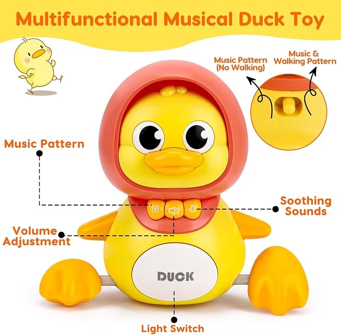 BibiElf Muscial Duck's Family Toy