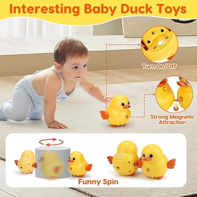 BibiElf Muscial Duck's Family Toy