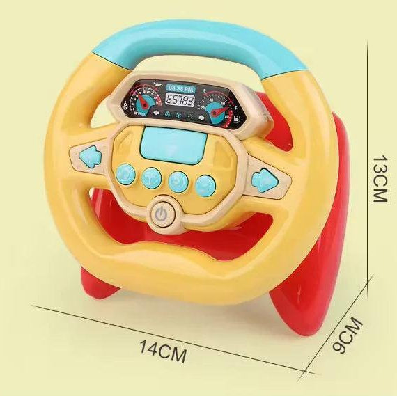 Kids Steering Wheel with Suction Cup Toy