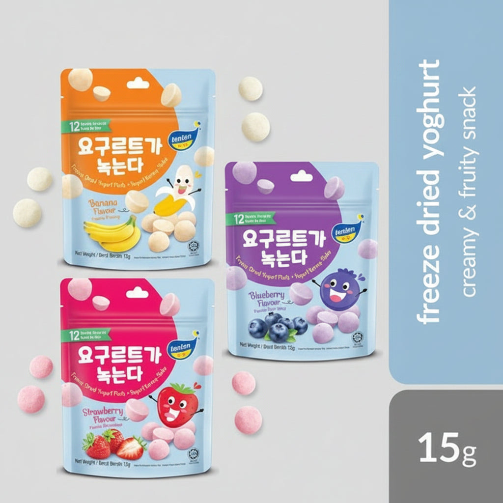 Ten Ten Freeze Dried Yogurt Melts 15g 12M+