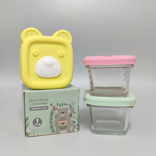 Baby Food Container Tempered Glass