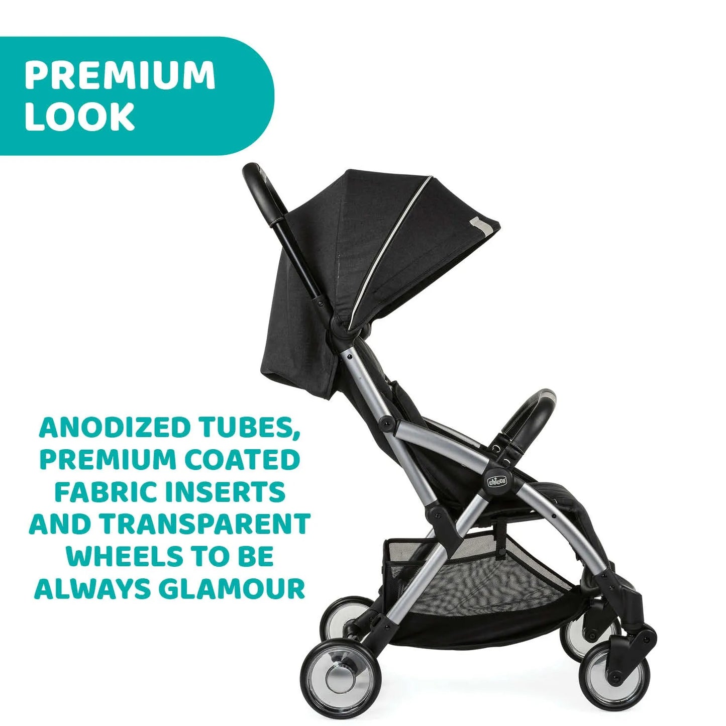 Chicco Goody Plus Auto-Folding Stroller (Graphite Color) 22Kg 0M+