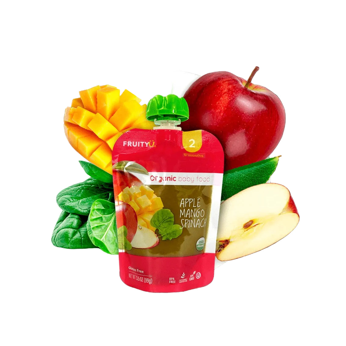 FruityU Organic Baby Food 6M+ 99g