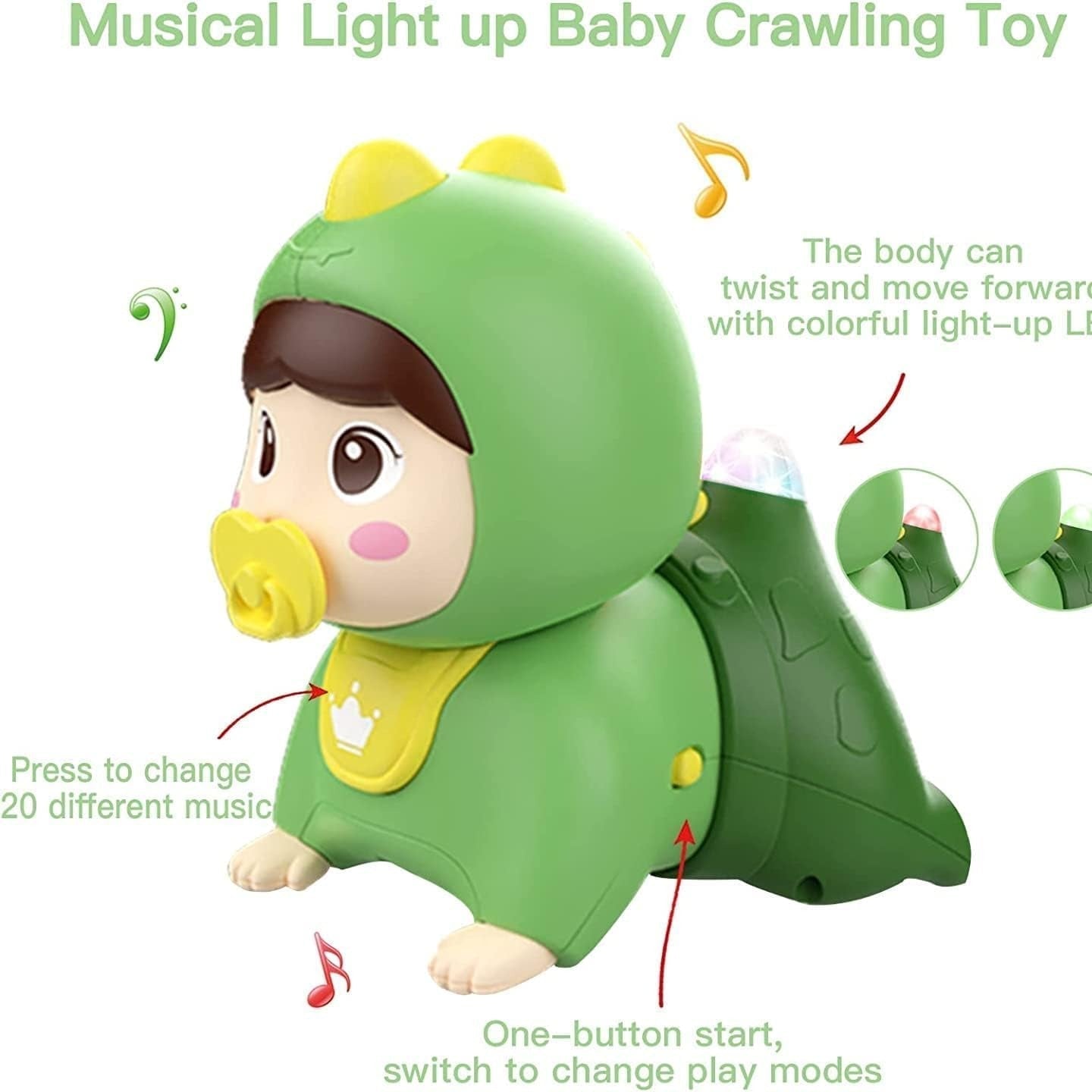 Huanger Crawling Baby Toy 18M+