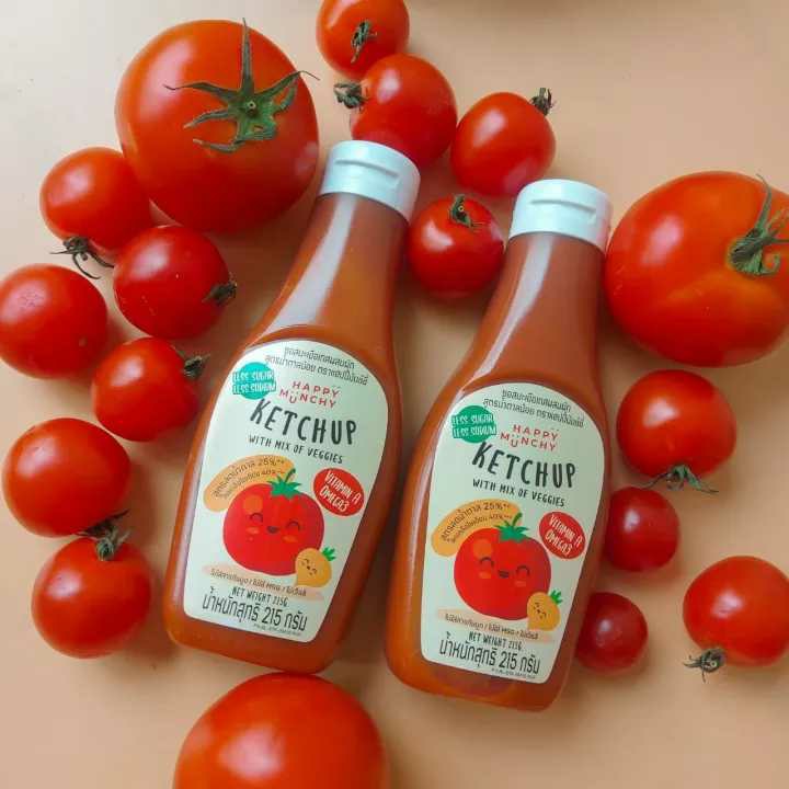 Happy Munchy Ketchup with Mix of Veggies 215g