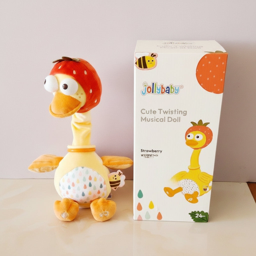 JollyBaby Cute Twisting Musical Doll
