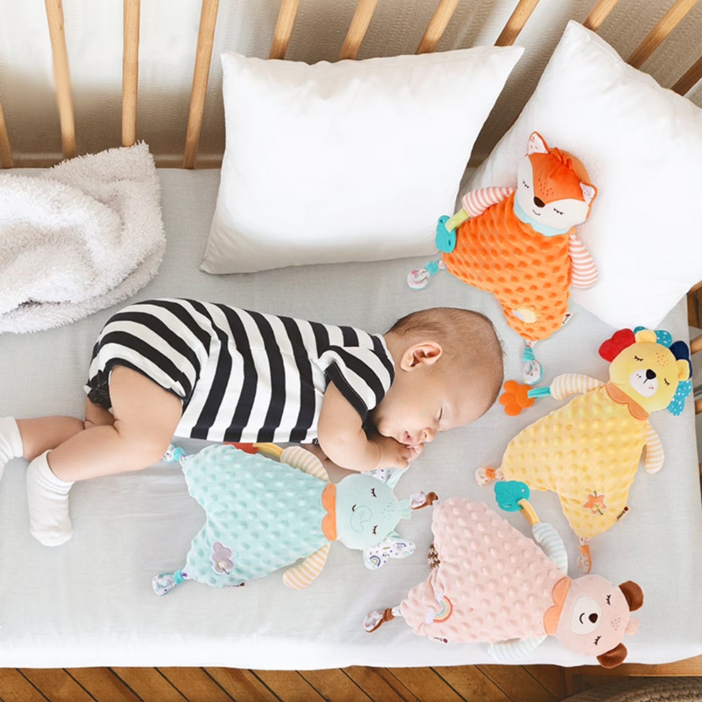 Sozzy Cute Animal Baby Security Blanket