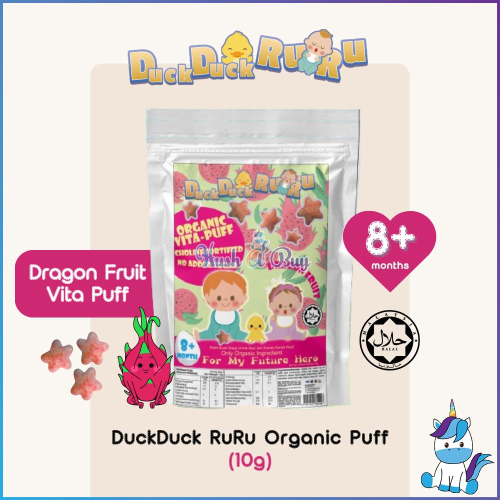 Duck Duck Ru Ru Organic Vita Puff 10g 8M+