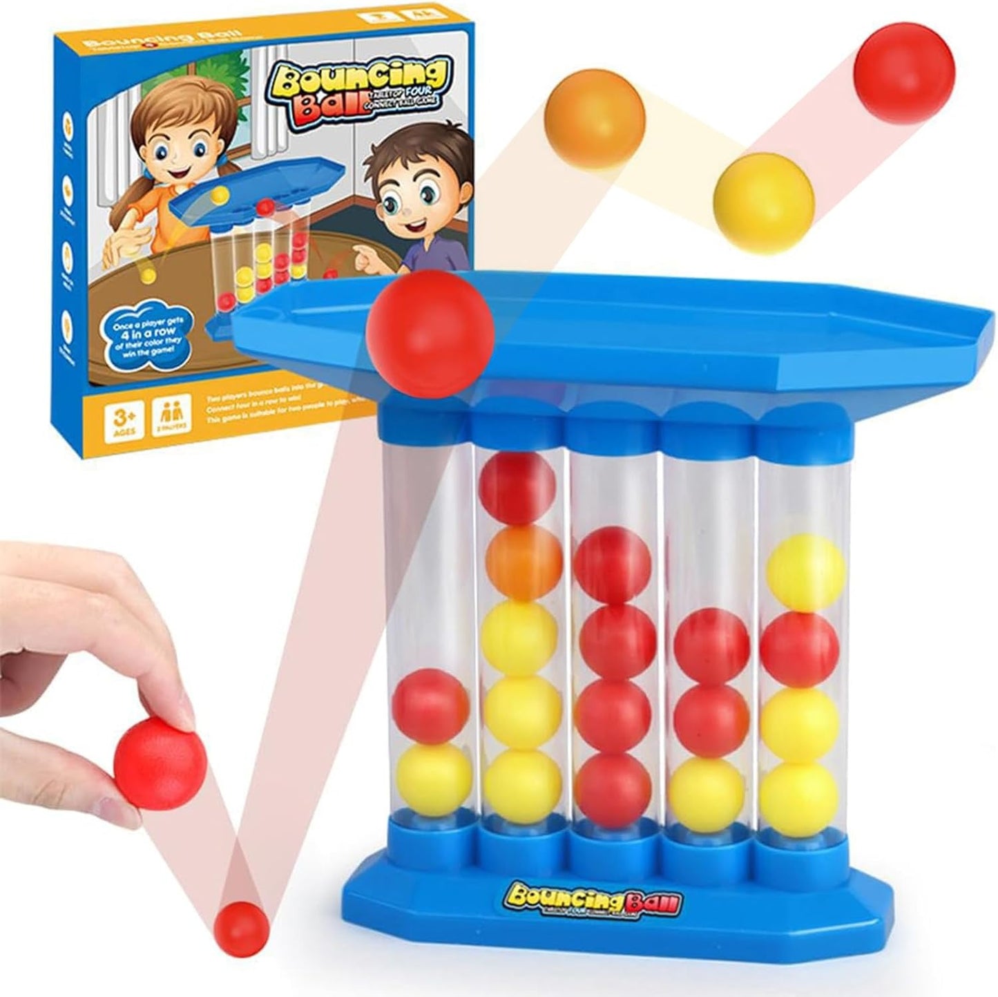 Kooneir Tabletop Bouncing Ball Game Toy 3Yrs+