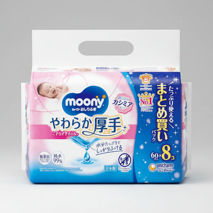 Moony Wet Tissue 60Sheets
