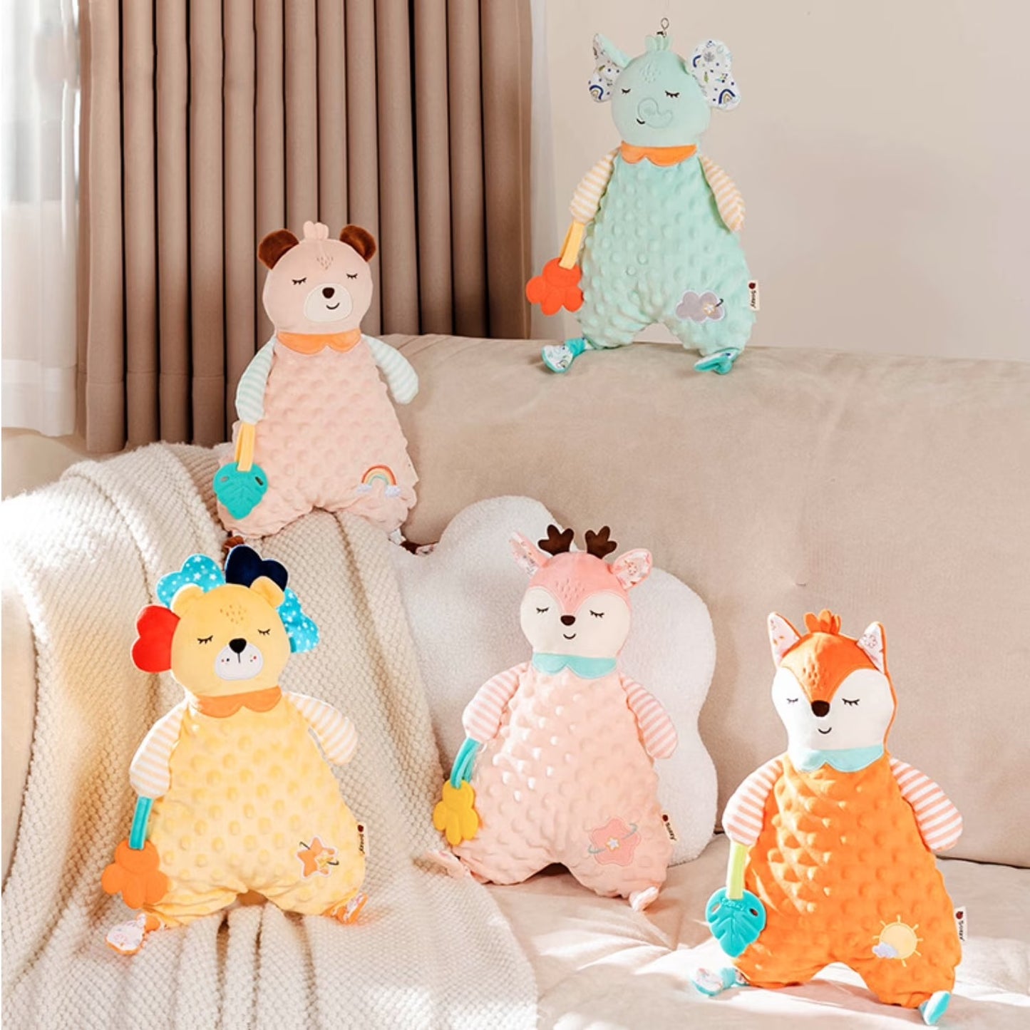 Sozzy Cute Animal Baby Security Blanket