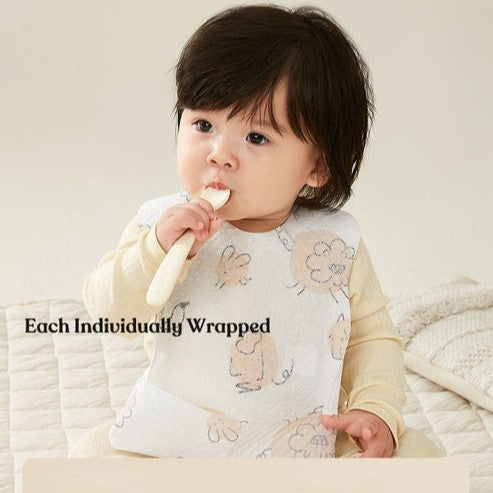 KUB Disposable Baby Bib (8Pcs/Pack) - Dinosaur