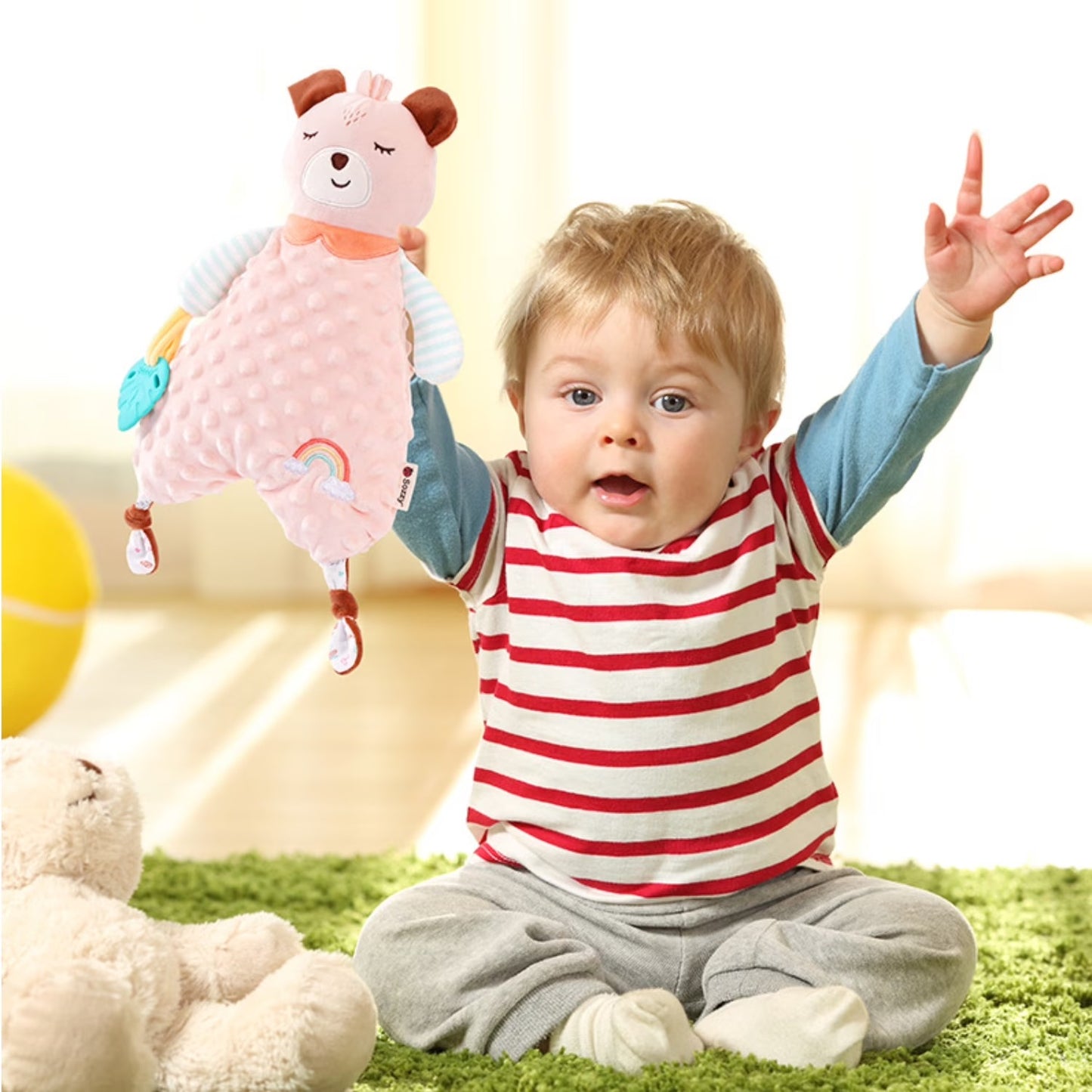 Sozzy Cute Animal Baby Security Blanket