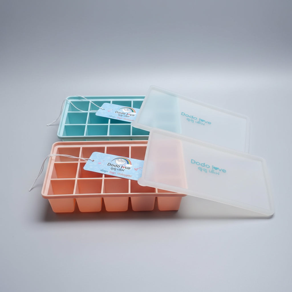 Dodo Love Silicone Ice Tray Blue & Pink