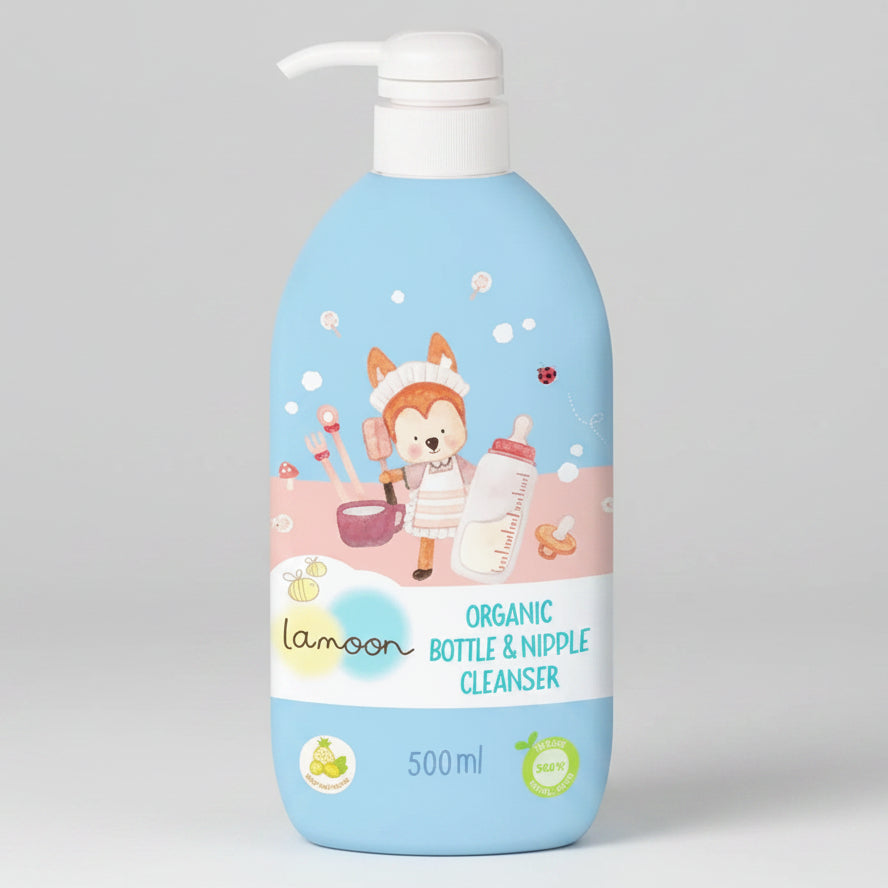 Lamoon Organic Bottle & Nipples Cleanser 500ml
