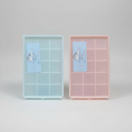 Dodo Love Silicone Ice Tray Blue & Pink