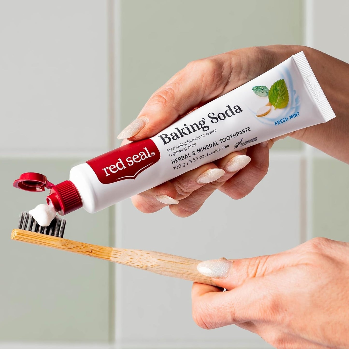 Red Seal Baking Soda Herbal & Mineral Toothpaste 100g