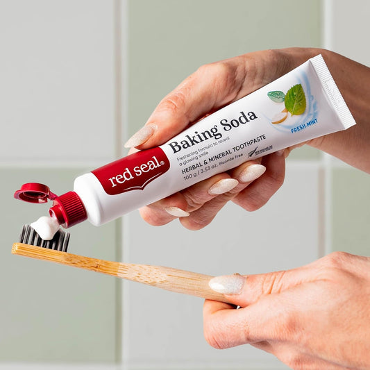 Red Seal Baking Soda Herbal & Mineral Toothpaste 100g