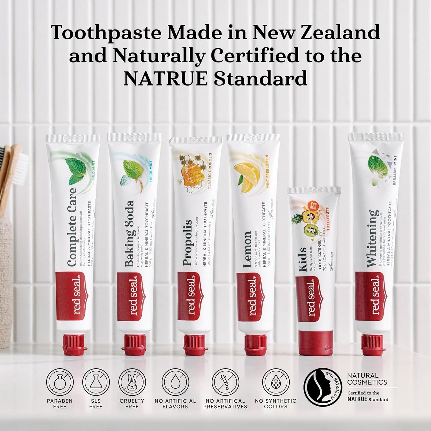 Red Seal Baking Soda Herbal & Mineral Toothpaste 100g
