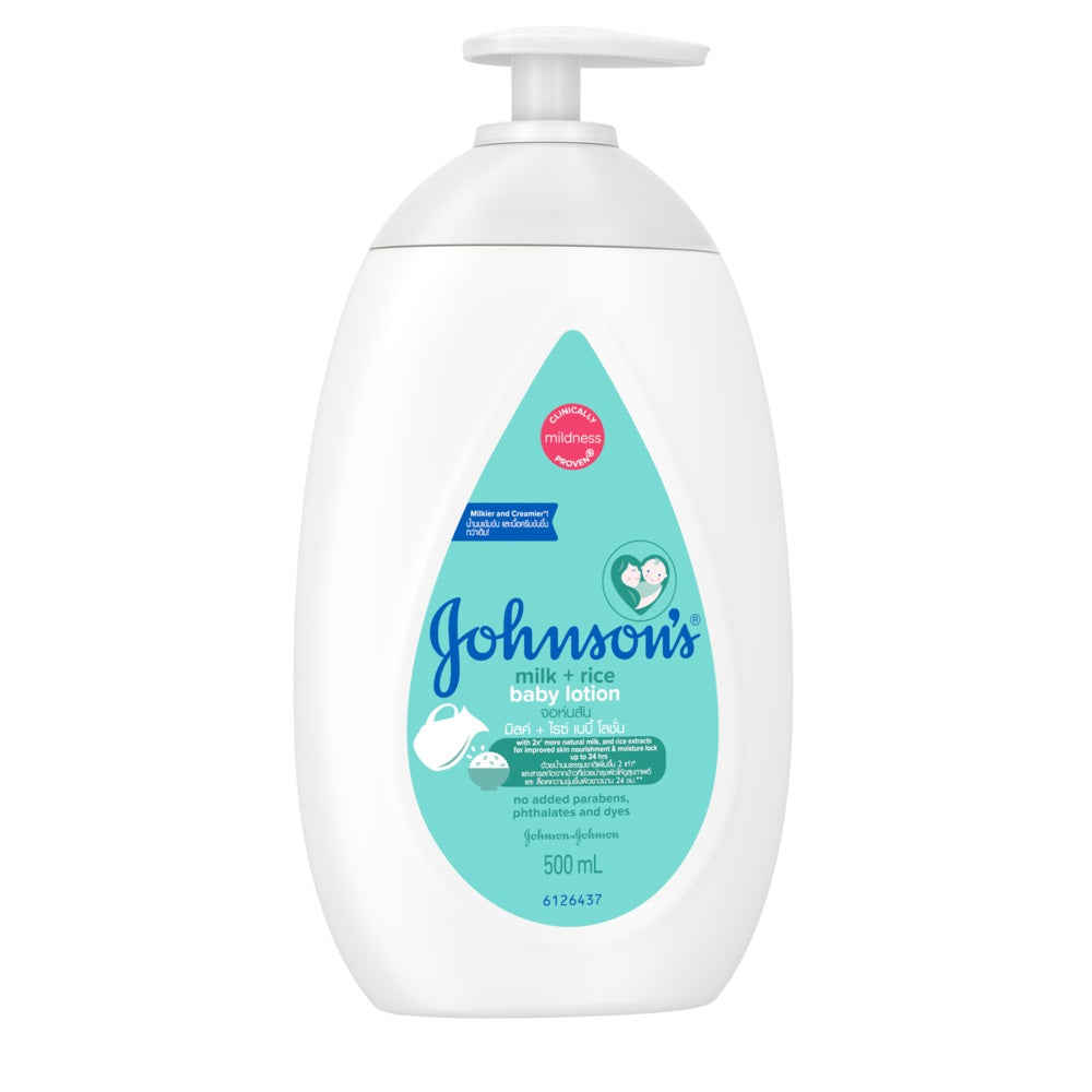 Johnson's Milk+Rice Baby Lotion 500ml