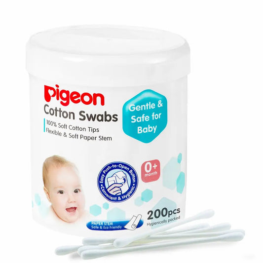 Pigeon Cotton Swab Thin Stem 200 Pcs