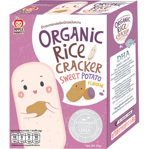 Apple Monkey Rice Cracker 30g