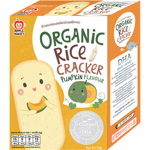 Apple Monkey Rice Cracker 30g