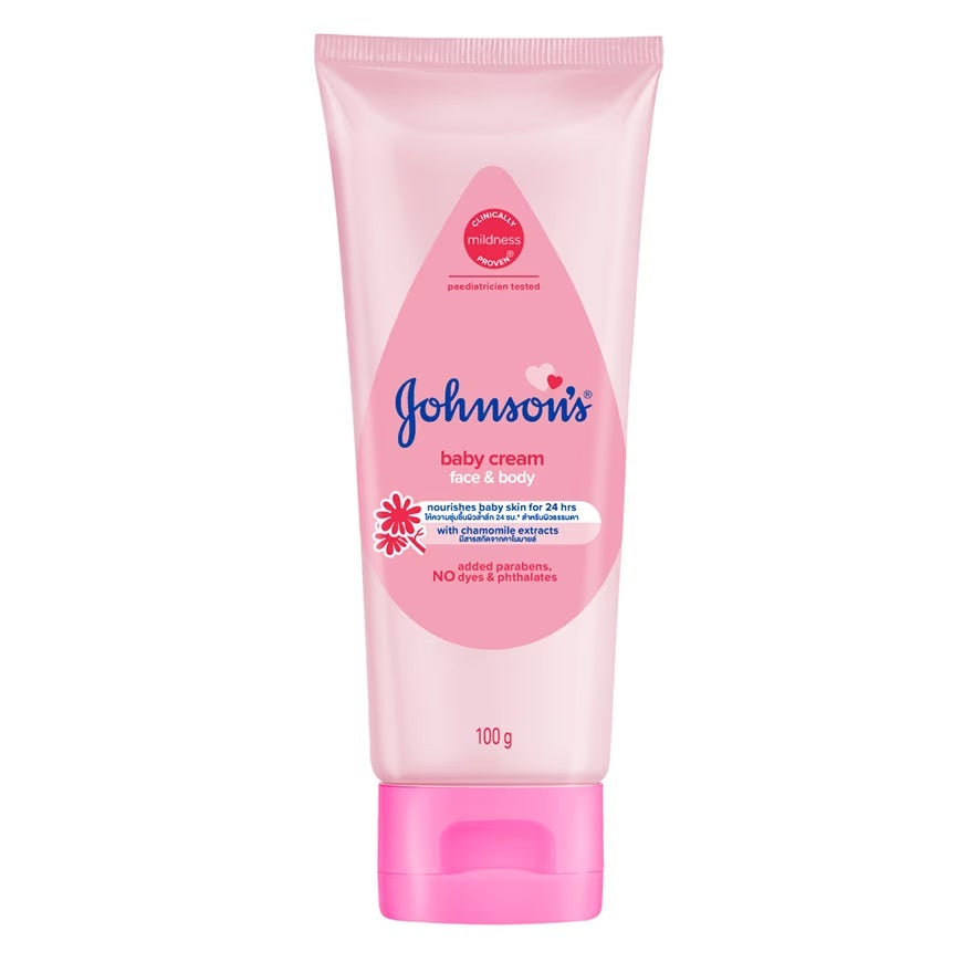 Johnson's Baby Cream Face & Body Pink (Tube) 50g