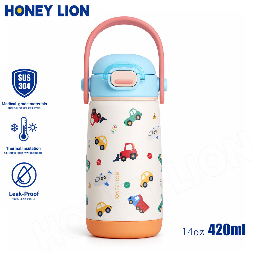 Honey Lion Vacuum Bottle & Vacuum Cup