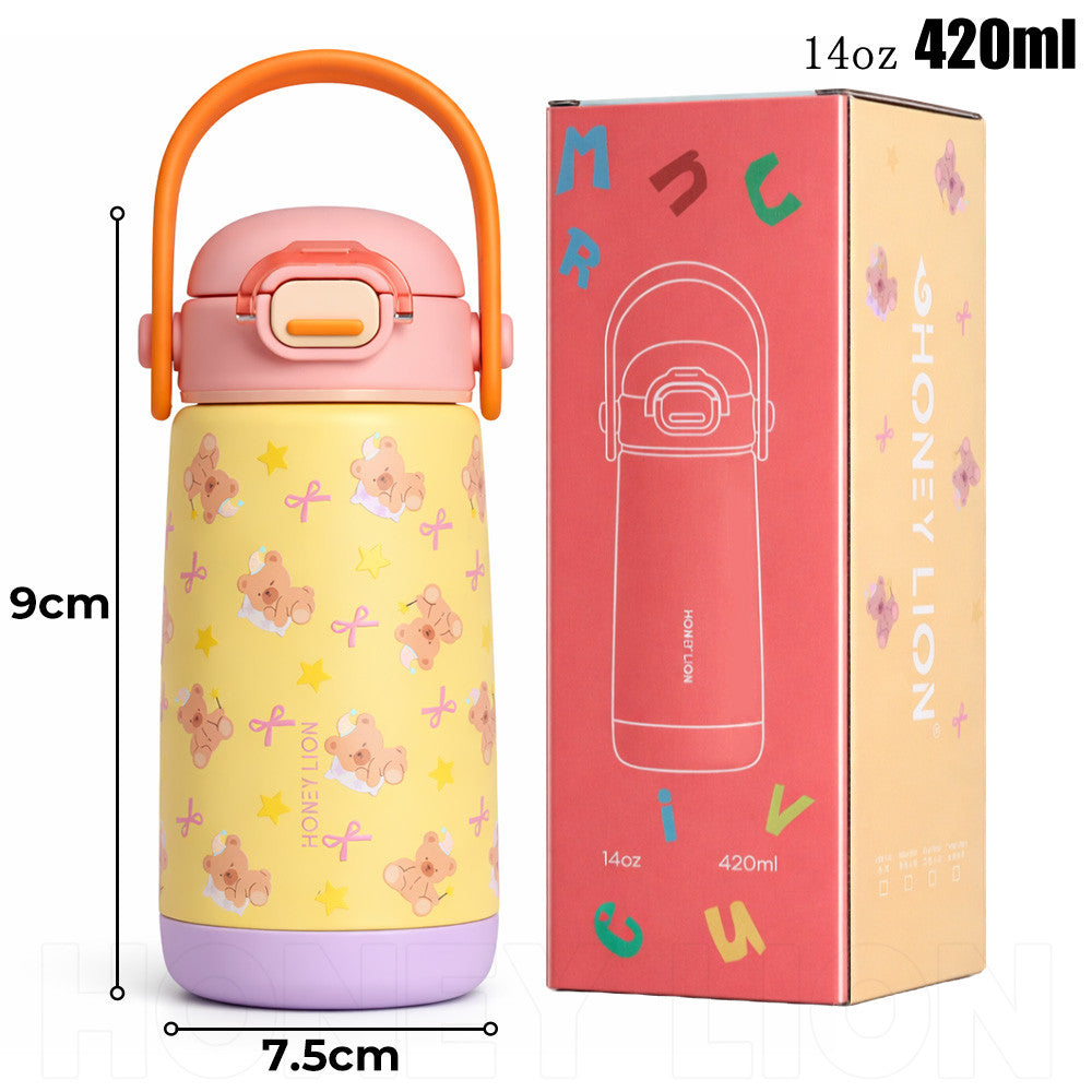 Honey Lion Vacuum Bottle & Vacuum Cup
